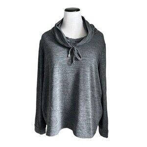 Chico’s Weekend Women’s Stretchy Grey Sweatshirt Size 3/XL